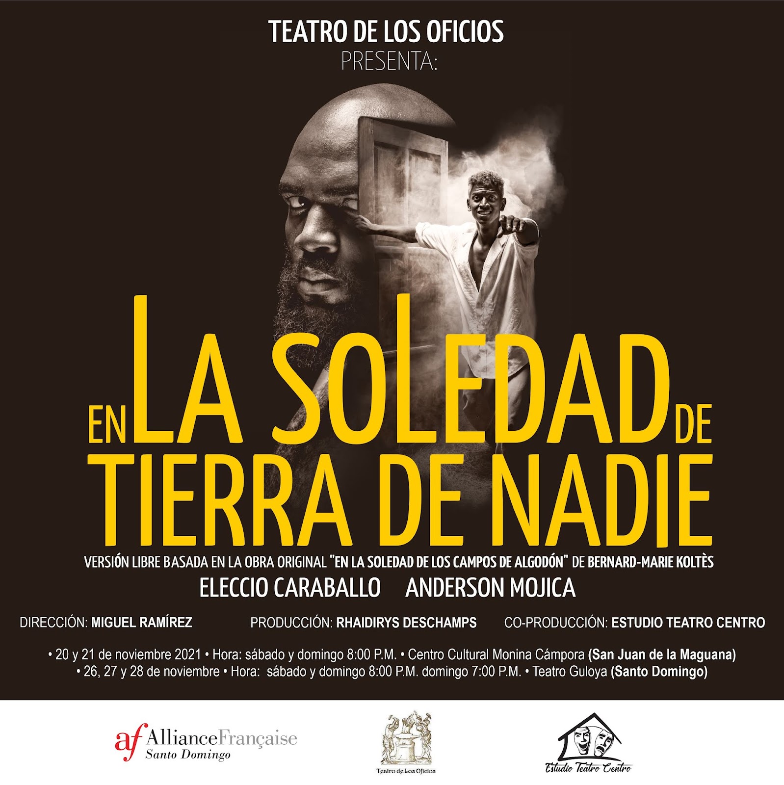 EN LA SOLEDAD TIERRA DE NADIE, MIGUEL RAMÍREZ ATRAVIESA LA FROTERA HACIA LA POSTMODERNIDAD BAJO LA INSPIRACIÓN DE LA OBRA DE BERNARD-MARIE KOLTÉS.